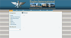 Desktop Screenshot of eaglesinternational.net