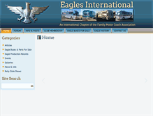 Tablet Screenshot of eaglesinternational.net